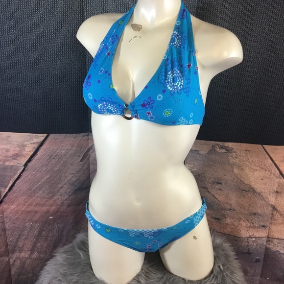 Other - Blue triangle bikini nwot
